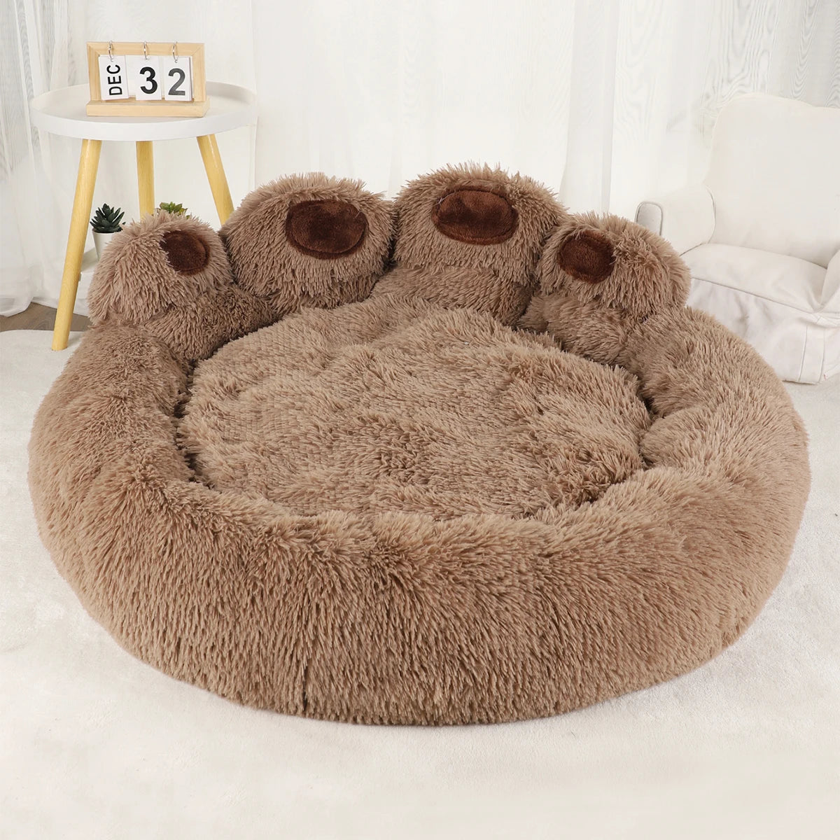 Paw dog bed Brown